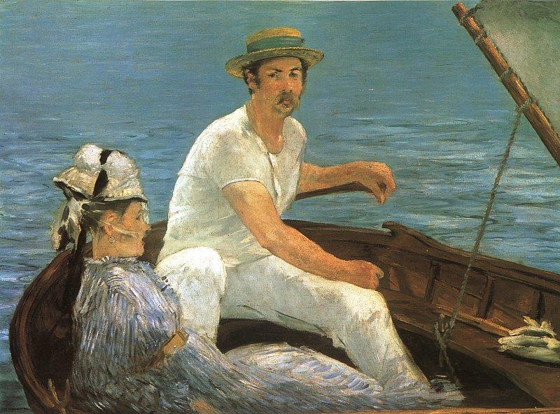 Edouard Manet Boating Sweden oil painting art